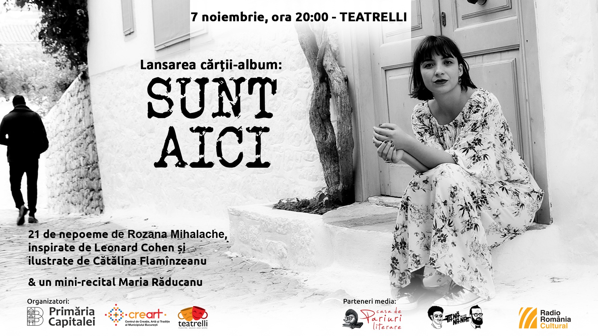 Lansarea cărții-album „SUNT AICI” & mini-recital Maria Răducanu