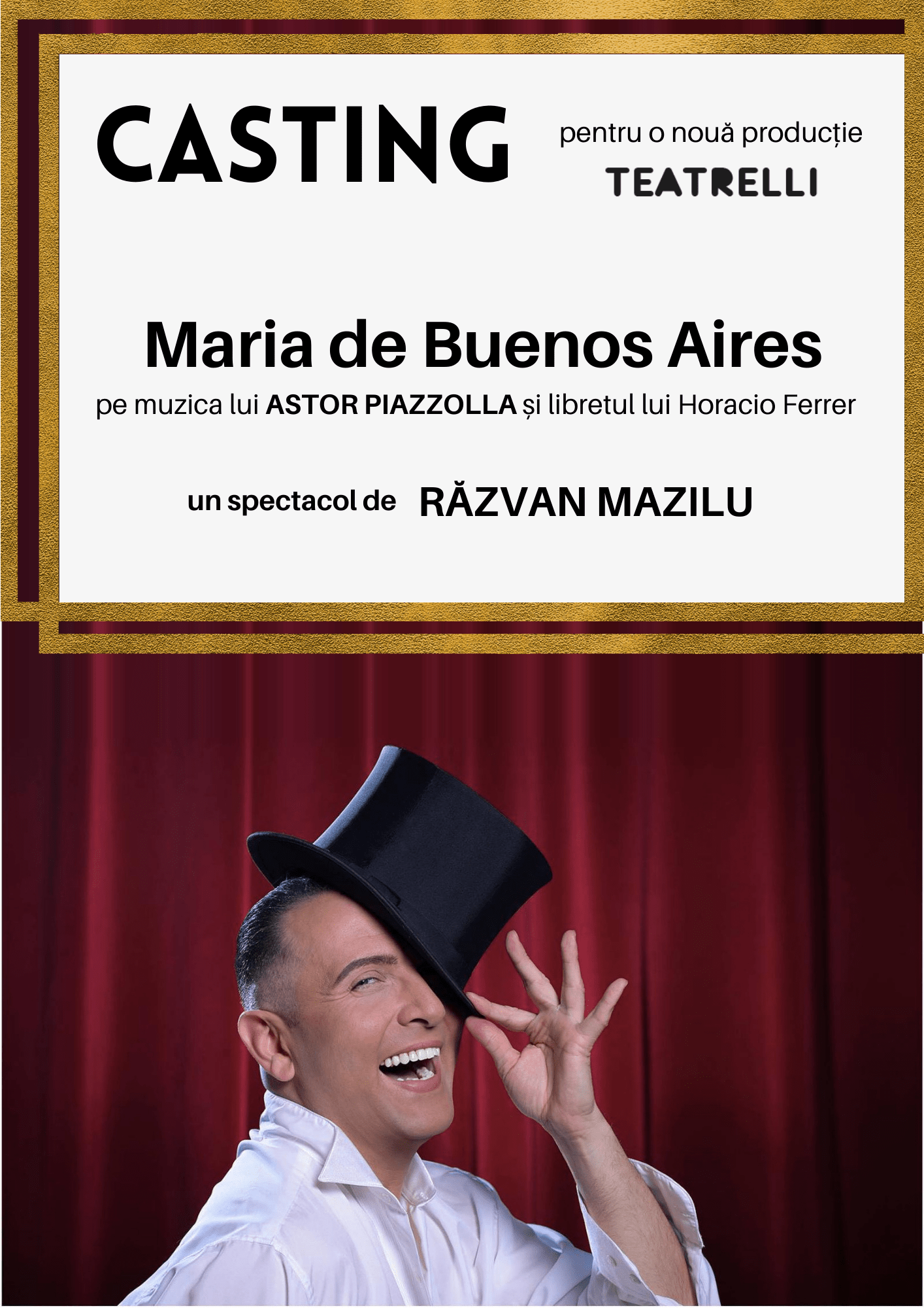 Casting „Maria de Buenos Aires”