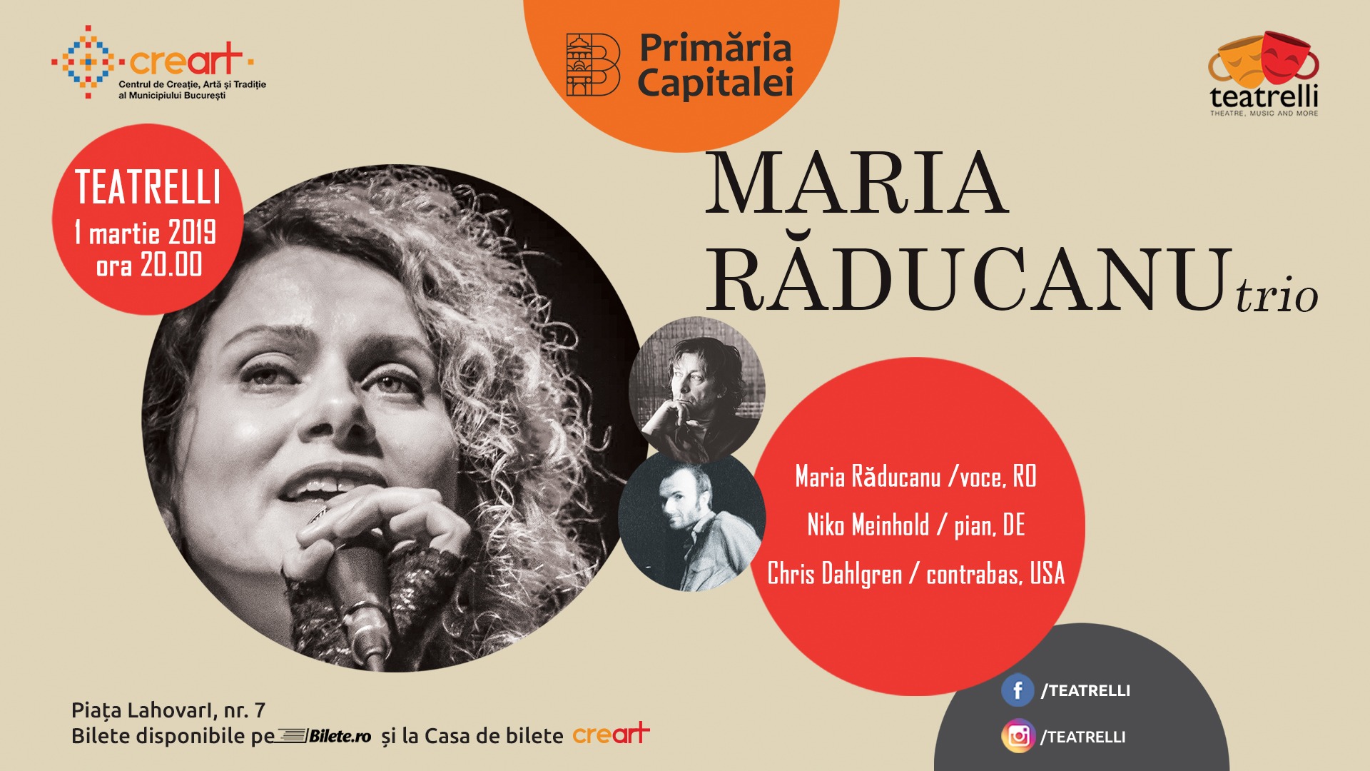 Maria RÄƒducanu Trio Teatrelli